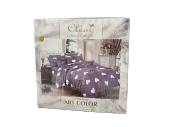 Комплект белья Cleo полисатин "Art Color" евро 31/255-AC